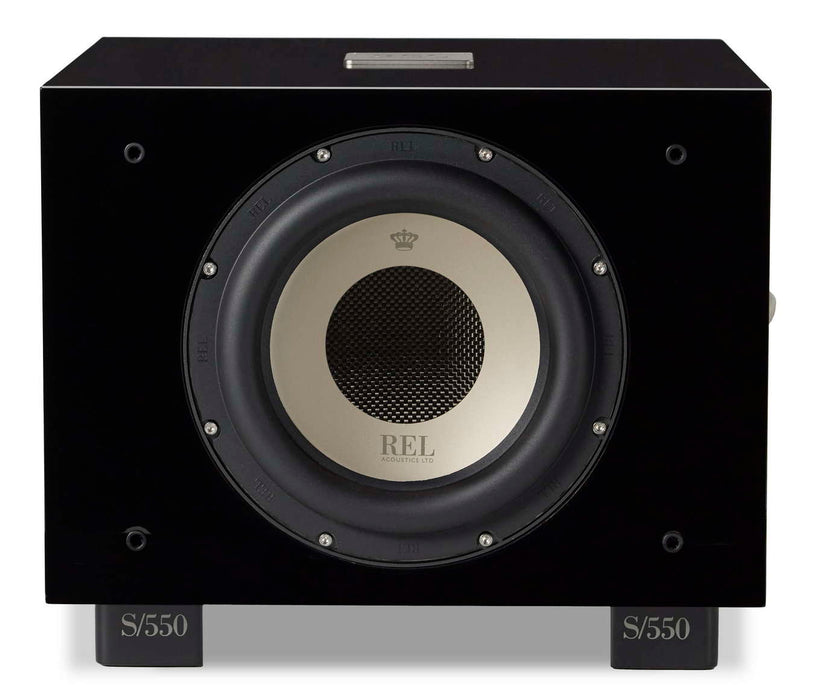 REL S/550 | Caisson de basses 550 watts Pure Classe D HP Graves 10''