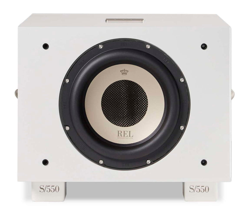 REL S/550 | Caisson de basses 550 watts Pure Classe D HP Graves 10''