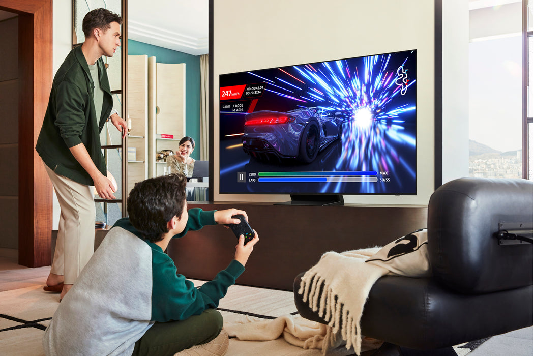 Samsung QN42S90F - Téléviseur 42'' OLED 4K, 144Hz, OLED HDR+, Écran AntiReflet, Processeur NQ4 AI Gen3