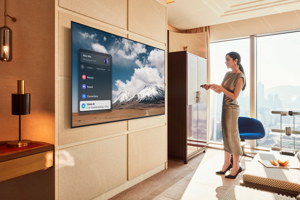 Samsung QN42S90F - Téléviseur 42'' OLED 4K, 144Hz, OLED HDR+, Écran AntiReflet, Processeur NQ4 AI Gen3