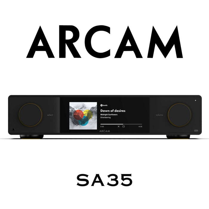 ARCAM SA35 : Amplificateur stéréo streamer tout-en-un 120 Watts par canal