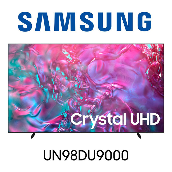 Samsung UN98DU9000 - Téléviseur Crystal UHD, 4K, Processeur Cristal 4K, taux de rafraîchissement de 120Hz, 2.0 canaux 20W