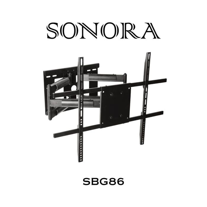 Sonora SBG86 - Support articulé à bras double pour téléviseurs de 32 pouces et plus, 200lb max.