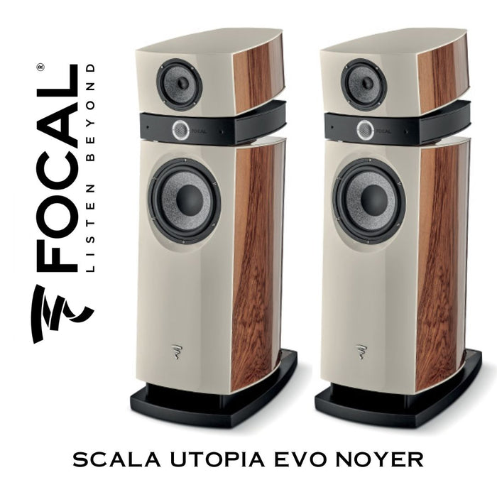 Focal Scala UTOPIA EVO - Enceintes de type colonne 3 voies Noyer/Foncé