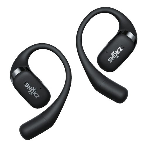 SHOKZ OPENFIT - Écouteurs Bluetooth à oreille ouverte à conduction osseuse
