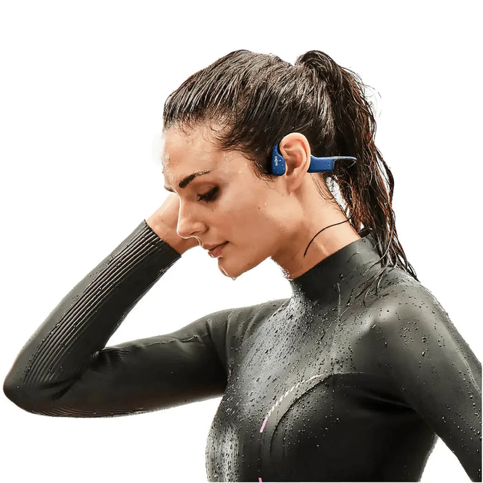 SHOKZ OPENSWIM - Casque de natation Mp3 à oreille ouverte à conduction osseuse