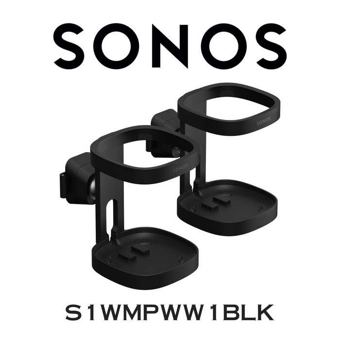 Sonos S1WMPWW1 - Supports muraux pour enceintes One et PLAY:1