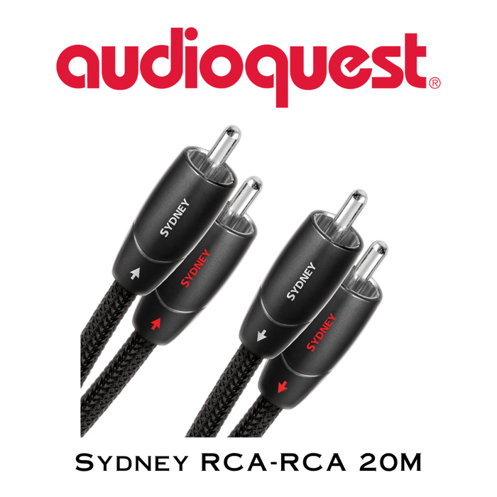 AudioQuest Sydney - Câbles analogiques RCA mâle à RCA mâle
