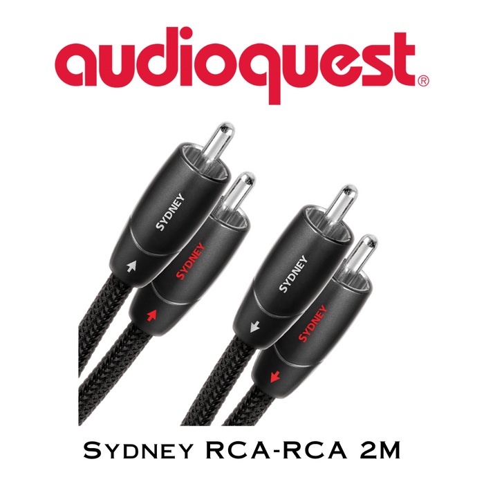 AudioQuest Sydney - Câbles analogiques RCA mâle à RCA mâle