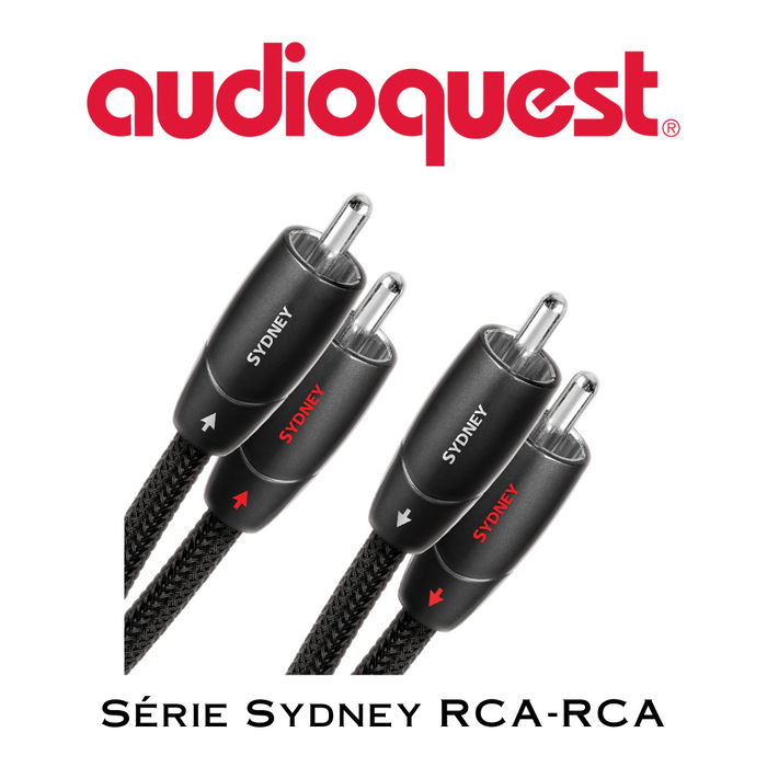AudioQuest Sydney - Câbles analogiques RCA mâle à RCA mâle