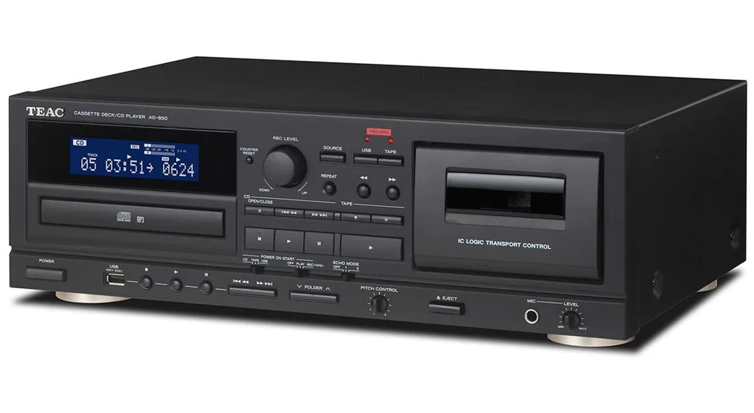 TEAC AD-850-SEB : Lecteur de cassette et CD combiné