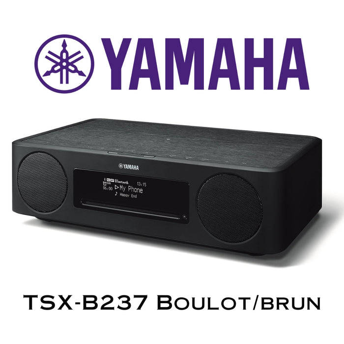 Yamaha TSXB237 - Stéréo compacte avec lecteur CD et connectivité Bluetooth