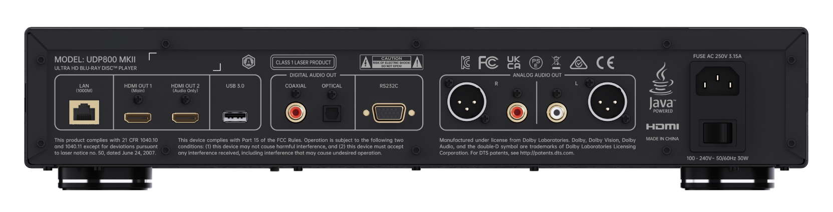 Magnetar UDP800 MKII - Lecteur Blu‑Ray / 4K UHD universel ultime