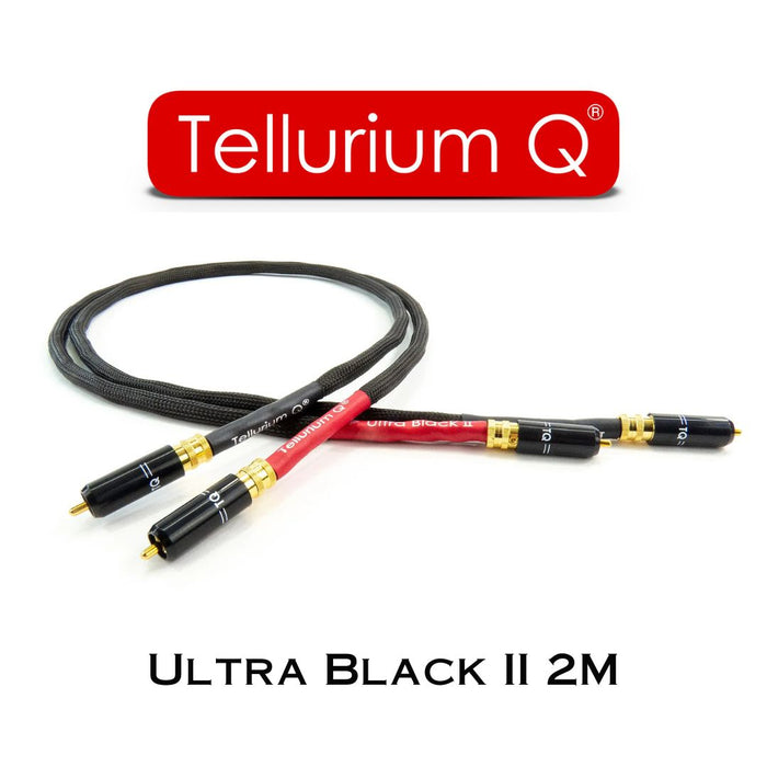 Tellurium Q Ultra Black II | çables RCA-RCA (paire)