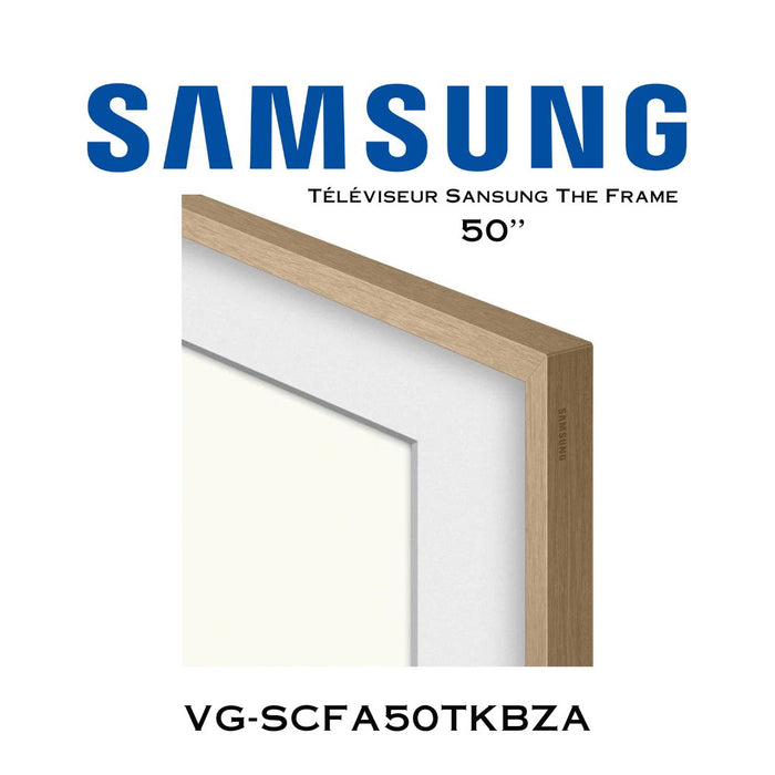 Samsung VG-SCFATKBZA - Contour pour téléviseur The Frame - Teak