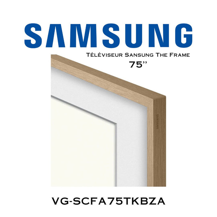 Samsung VG-SCFATKBZA - Contour pour téléviseur The Frame - Teak