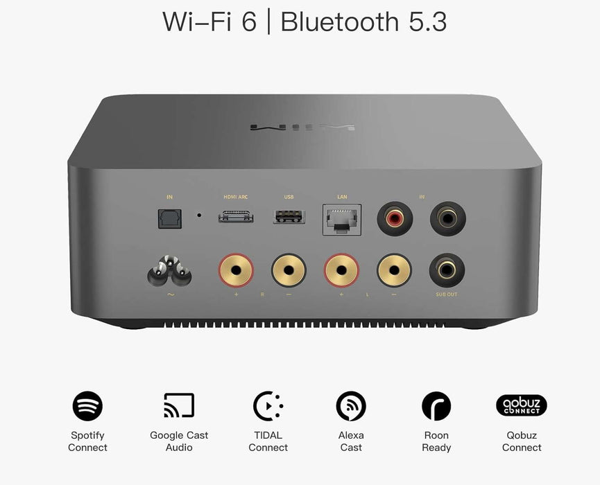 WiiM Amp Ultra | Amplificateur de streaming 100 Watts par canal