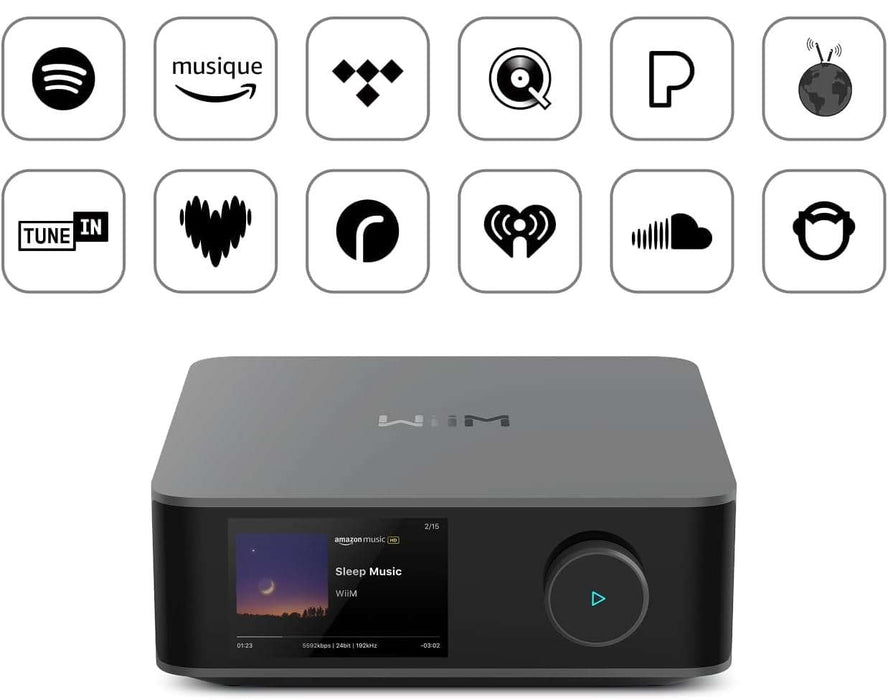 WiiM Amp Ultra | Amplificateur de streaming 100 Watts par canal