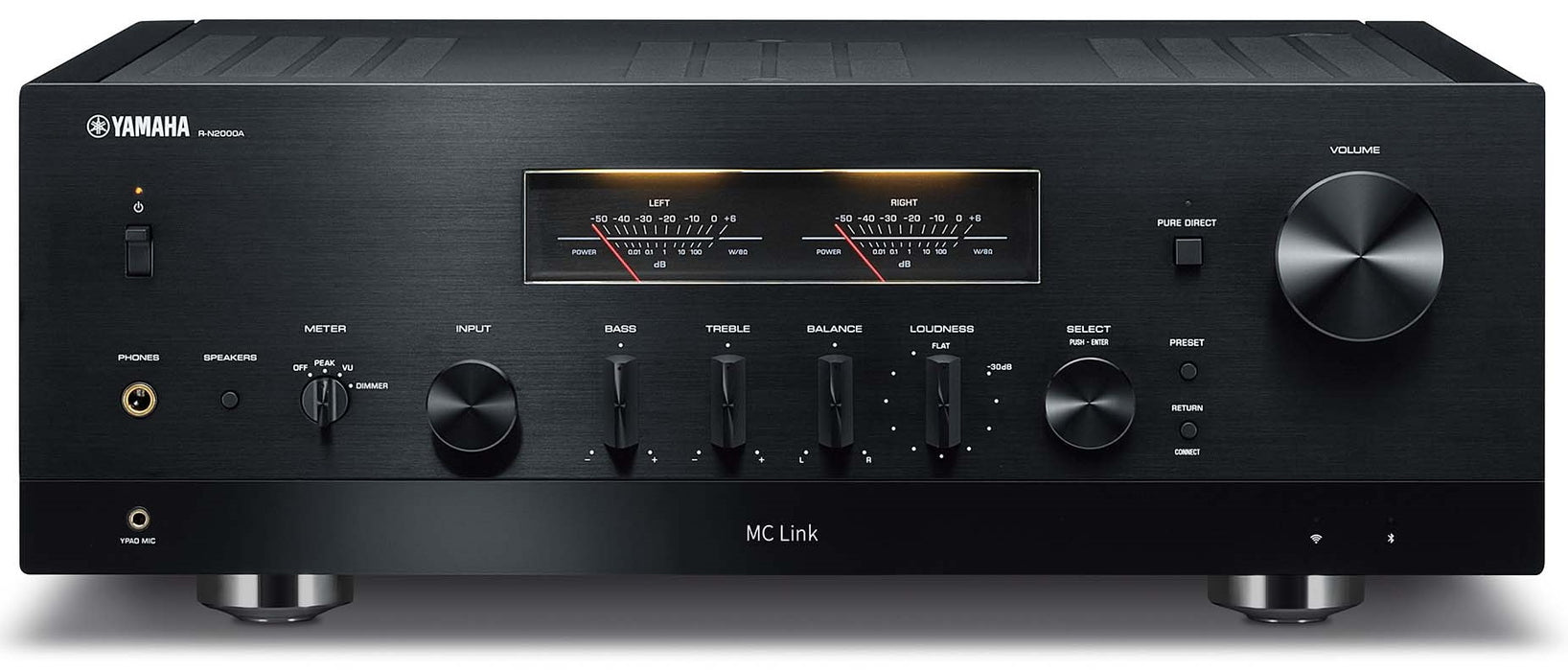 Yamaha RN2000A - Récepteur Stéréo MusicCast 120W/c, DAC, lecteur réseau, phono