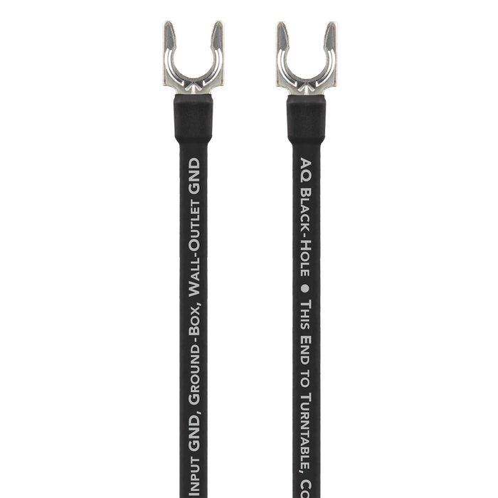 Audioquest Black Hole GroundGoody | Fil de terre dissipant les RF 0.75M (2'6'')