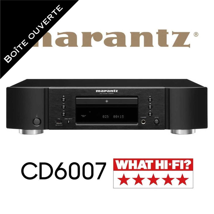 Marantz CD6007 - Lecteur CD avec DAC de référence AK4490 (Boîte ouverte)
