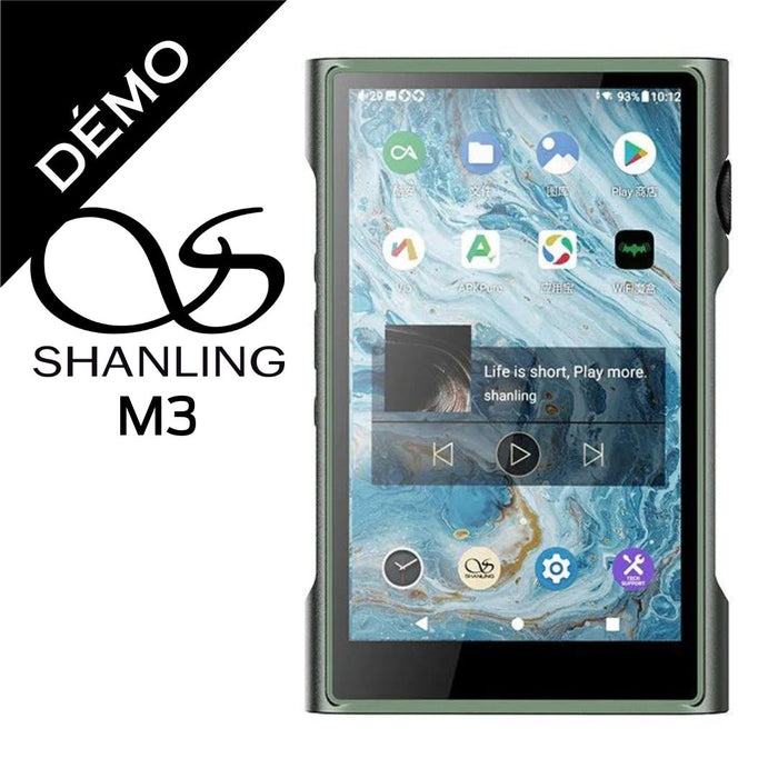 Shanling M3Ultra - Baladeur Haute-Résolution 2X DAC, Batterie 20h (Démo + étui de cuir gratuit)