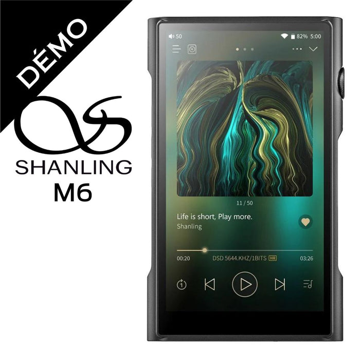 Shanling M6Ultra - Baladeur Haute-Résolution 2X DAC, MQA, Batterie 13h (Démo + Étui cuir gratuit)