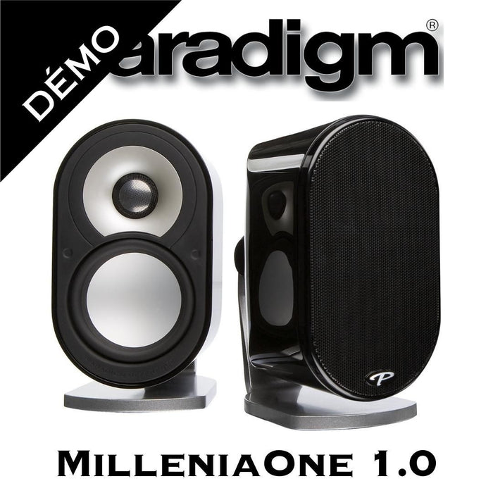 Paradigm MilleniaOne 1.0 - Petites enceintes d'étagères (la paire) (Démonstrateurs)