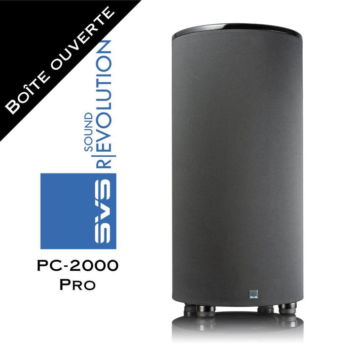 SVS PC2000 Pro - Caisson de basses cylindrique 550W avec haut-parleur de graves 12'' (Boîte ouverte)