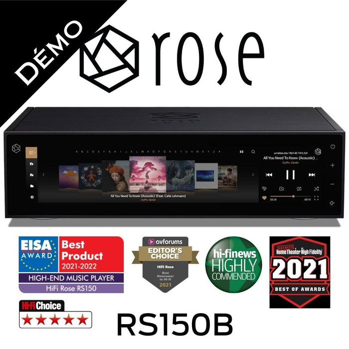 HiFi Rose RS150B - Lecteur réseau avec DAC haute performance (démo)