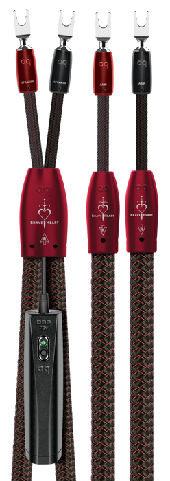 Audioquest Brave Heart : Câbles d’enceintes acoustiques ZERO-Tech Mâle Fourchettes