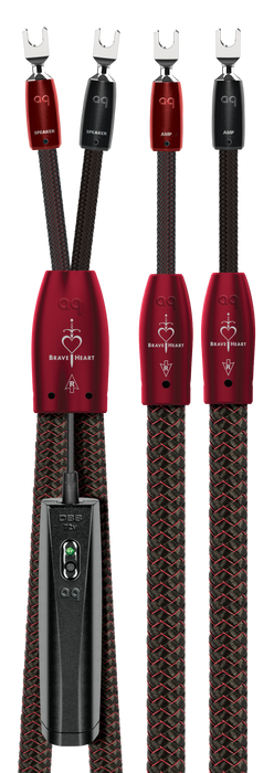 Audioquest Brave Heart : Câbles d’enceintes acoustiques ZERO-Tech Mâle Fourchettes
