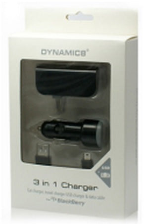 Chargeur 3 dans un pour Blackberry