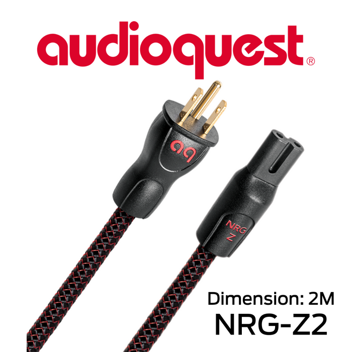 AudioQuest NRG-Z2 - Câble d'alimentation tripolaire calibre 17AWG