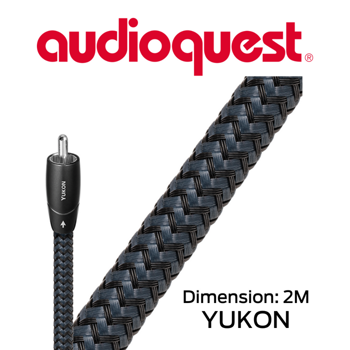 AudioQuest Yukon - Câbles analogiques RCA mâle à RCA mâle (la paire)