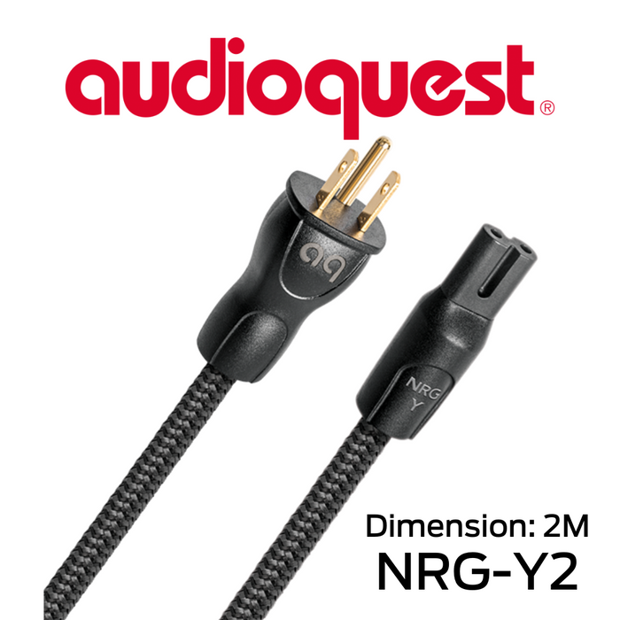 AudioQuest NRG-Y2 - Câble d'alimentation tripolaire calibre 17AWG