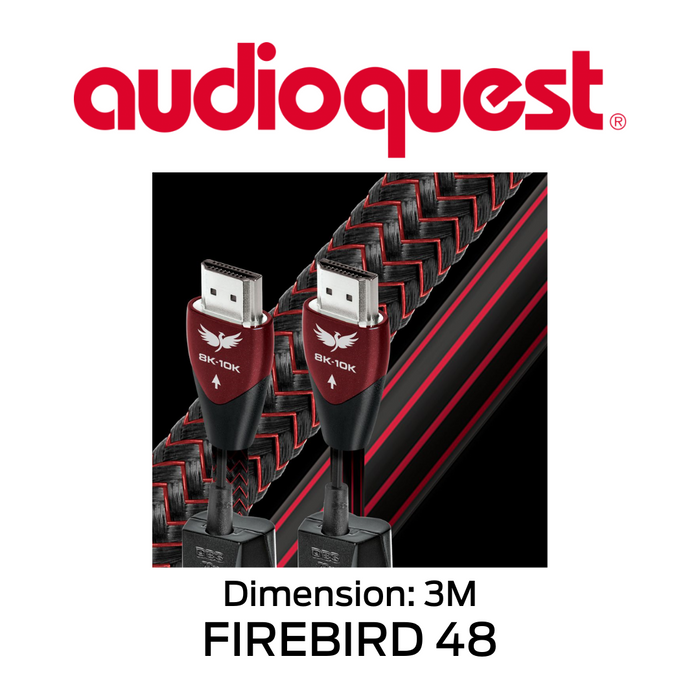 Audioquest Firebird - Câble HDMI 72v DBS 100% argent