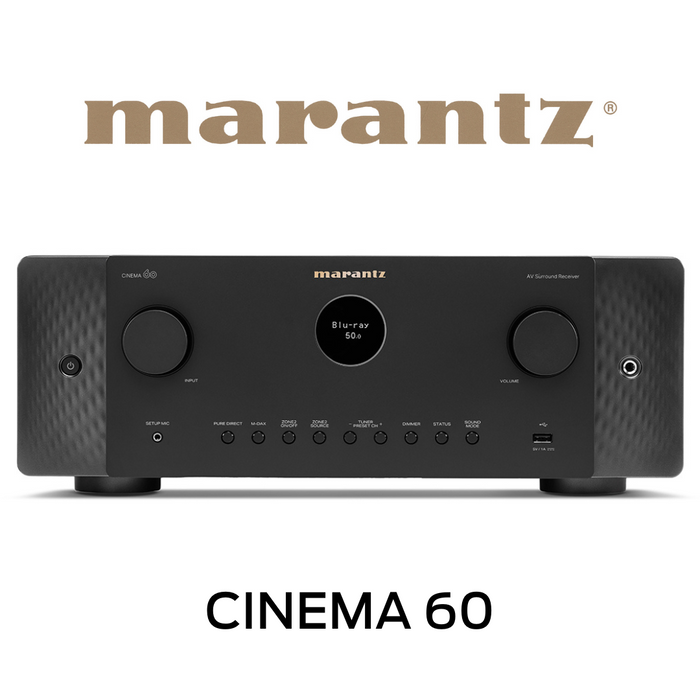 Marantz Cinema 60 - Récepteur cinéma maison 8K 100Watts/7.2Canaux