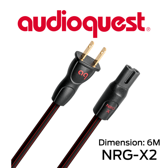 AudioQuest - Câble d'alimentation tripolaire calibre 17AWG Série NRGX2