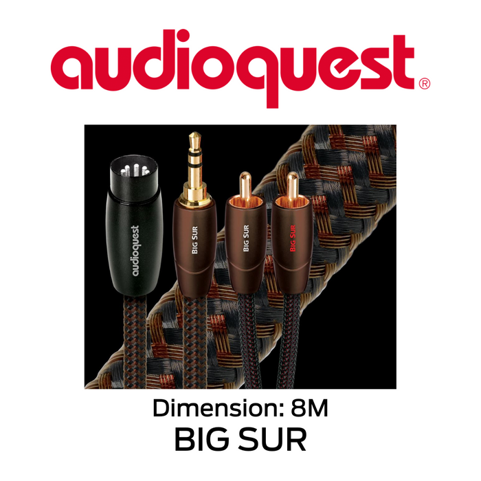 AudioQuest Big Sur - Câbles analogiques RCA mâle à RCA mâle