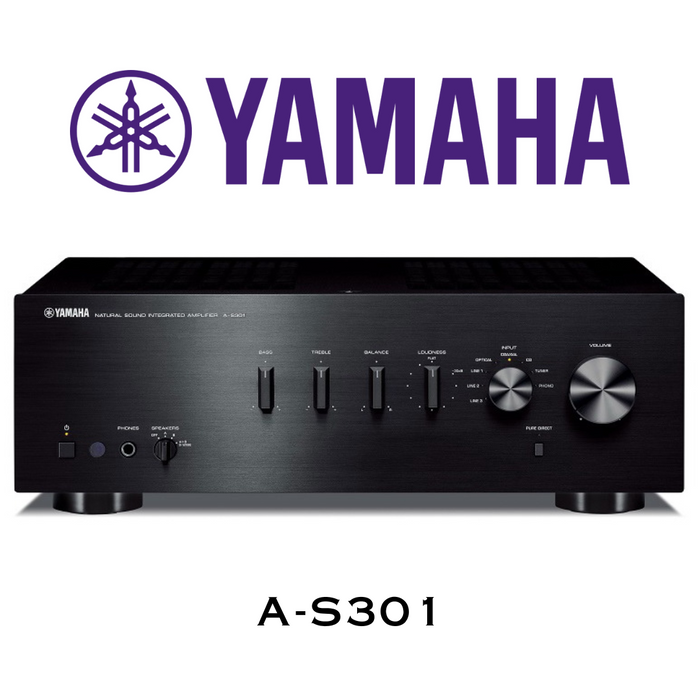 Amplificateur stéréo 60W/c, technologie Yamaha a-s301