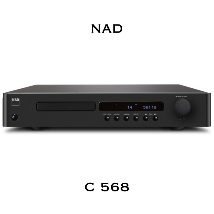 NAD C568 - Lecteur CD avec DAC Wolfson WM8741 24 Bits