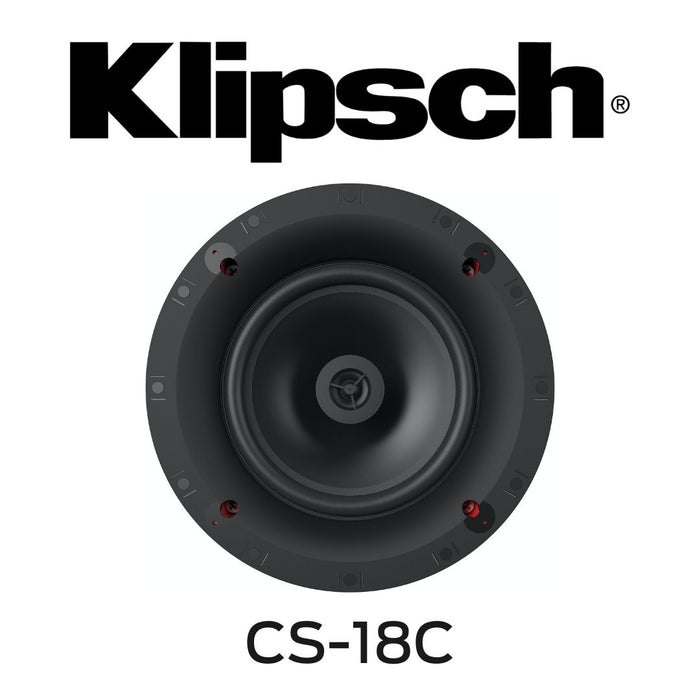 KLIPSCH CS-18C - Enceinte encastrable de plafond de 8po