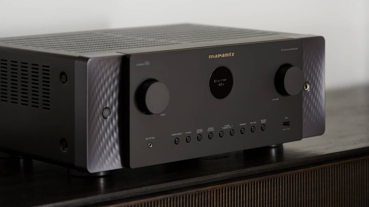 Marantz Cinema 60 - Récepteur cinéma maison 7.2, 8K, 100W, 7 canaux (Boîte ouverte)
