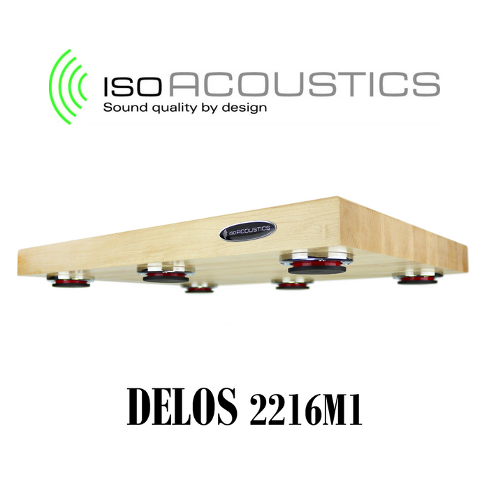 IsoAcoustics Delos 2216M1 Érable - Bloc 22"L x 16"P x 1.75"H