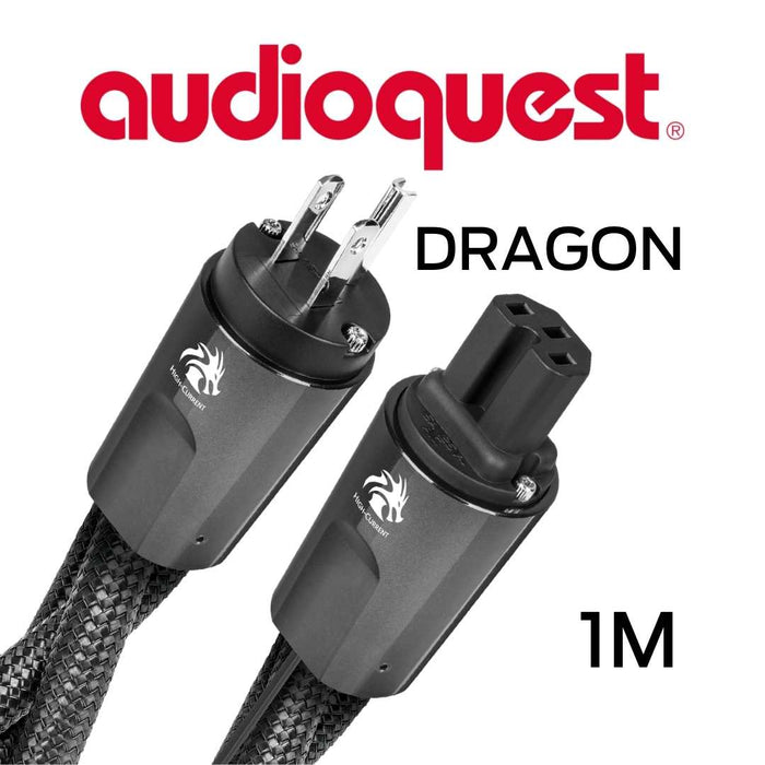 Audioquest Dragon - Câble d'alimentation à courant élevé variable 11AWG 20Amp RMS@125VAC 72vDBS