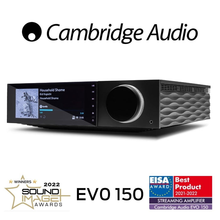 Cambridge Audio EVO150 - Amplificateur stéréo intégré 150W/C avec lecteur réseau, DAC, Bluetooth