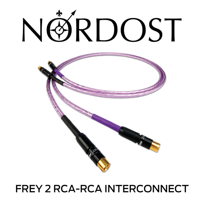 NORDOST Frey 2 - Câble d'interconnexion RCA-RCA, 5 conducteurs à noyau solide