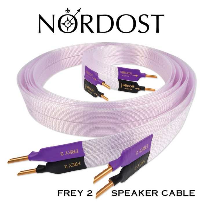 NORDOST Frey 2 - Câbles de haut-parleurs haut de gamme 22 x 22 AWG (la paire)