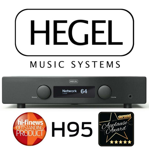 HEGEL - Amplificateur stéréo 60W/Canal - DAC/lecteur réseau H95